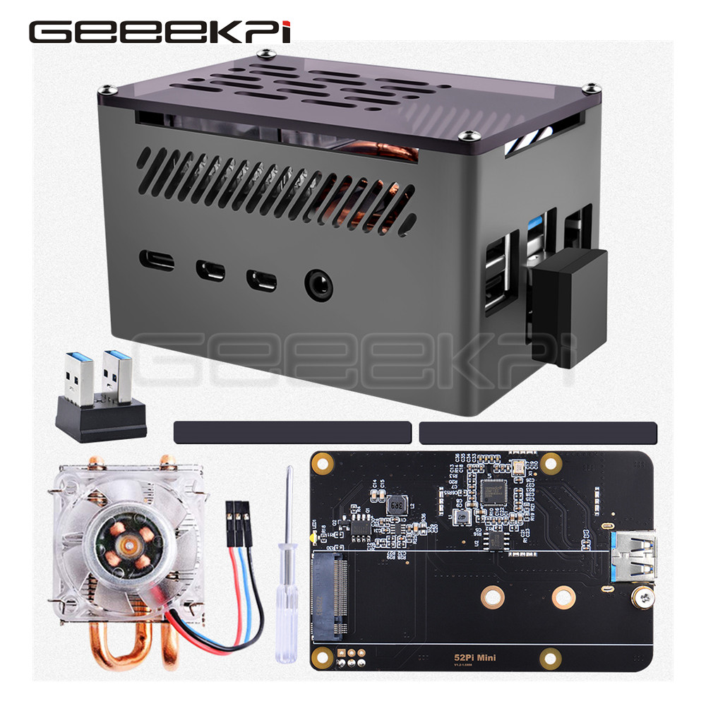GeeekPi Caja de ladrillo de al - Turing Pi 2 reseña y precio
